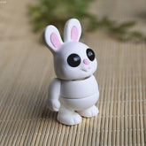Flexi Friend Bunny Rabbit- Flexible 3D Printed Toy - The 3D Print Smiths